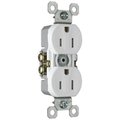 Pass & Seymour 15A Wht Dplx Receptacle 3232TRWRWCC8